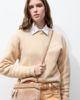 Tory Burch Tory Burch Romy Genuine Shearling Slim Top Handle Bag - 3