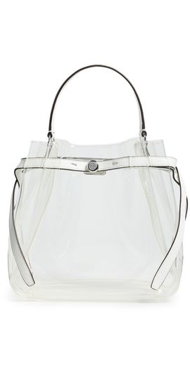 Tory Burch Tory Burch Romy Jelly Bucket Bag Clear One