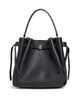 Tory Burch Tory Burch Romy Pebbled Small Bucket Bag Black One - 1