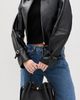 Tory Burch Tory Burch Romy Pebbled Small Bucket Bag Black One - 3