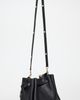 Tory Burch Tory Burch Romy Pebbled Small Bucket Bag Black One - 4