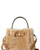 Tory Burch Tory Burch Romy Shearling Mini Bucket Bag - 1