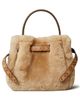 Tory Burch Tory Burch Romy Shearling Mini Bucket Bag - 2