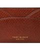 Tory Burch Tory Burch Romy Snake Embossed Leather Card Case - 1