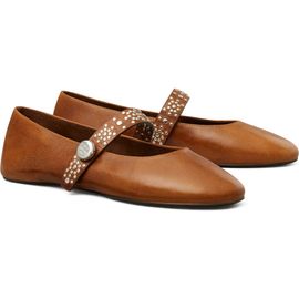 Tory Burch Tory Burch Romy Stud Leather Mary Jane Flat