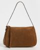 Tory Burch Tory Burch Romy Studded Suede Shoulder Bag Caramel One - 2