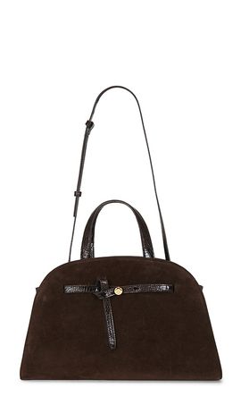 Tory Burch Tory Burch Romy Suede Bauletto Bag