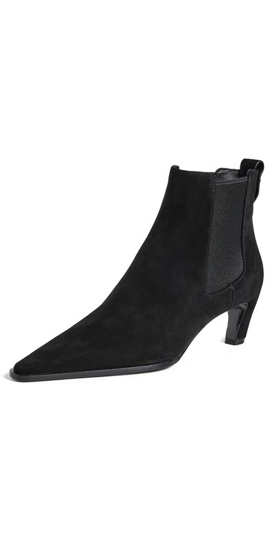 Tory Burch Tory Burch Romy Suede Chelsea Boots 45mm Perfect Black