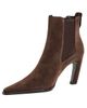 Tory Burch Tory Burch Romy Suede Chelsea Heel Boots 85mm Dark Cocoa - 1