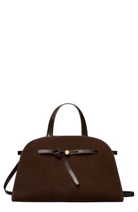 Tory Burch Tory Burch Romy Suede Leather Bauletto