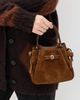 Tory Burch Tory Burch Romy Suede Mini Bucket Bag Caramel One - 3