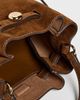Tory Burch Tory Burch Romy Suede Mini Bucket Bag Caramel One - 6