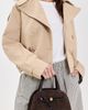 Tory Burch Tory Burch Romy Suede Small Bauletto Bag Dark Cocoa One - 3
