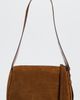 Tory Burch Tory Burch Romy Suede Small Shoulder Bag Caramel One - 2