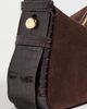 Tory Burch Tory Burch Romy Suede Small Shoulder Bag Dark Cocoa One - 5