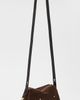 Tory Burch Tory Burch Romy Suede Soft Crossbody Bag Dark Cocoa One - 4