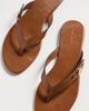 Tory Burch Tory Burch Romy Thong Sandals Classic Cuoio - 5