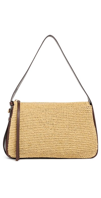 Tory Burch Tory Burch Romy Woven Shoulder Bag Natural One