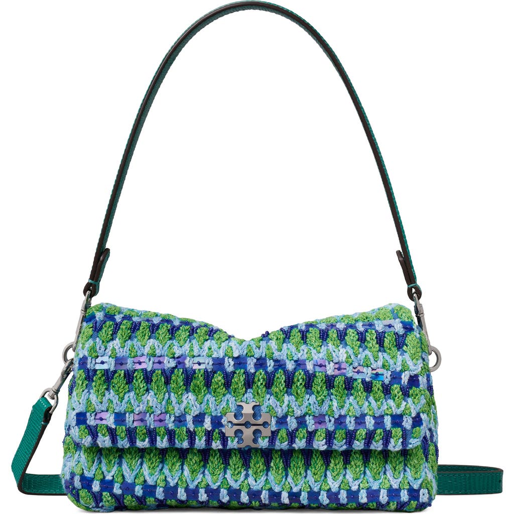 Tory Burch Tory Burch Small Charlie Beaded Shoulder Bag
