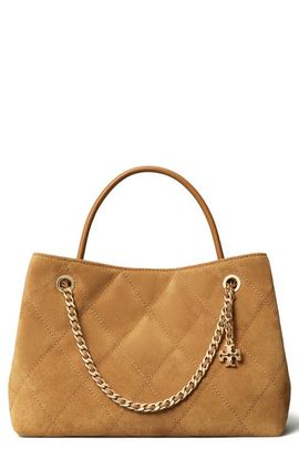Tory Burch Tory Burch Small Fleming Suede Carryall Tote