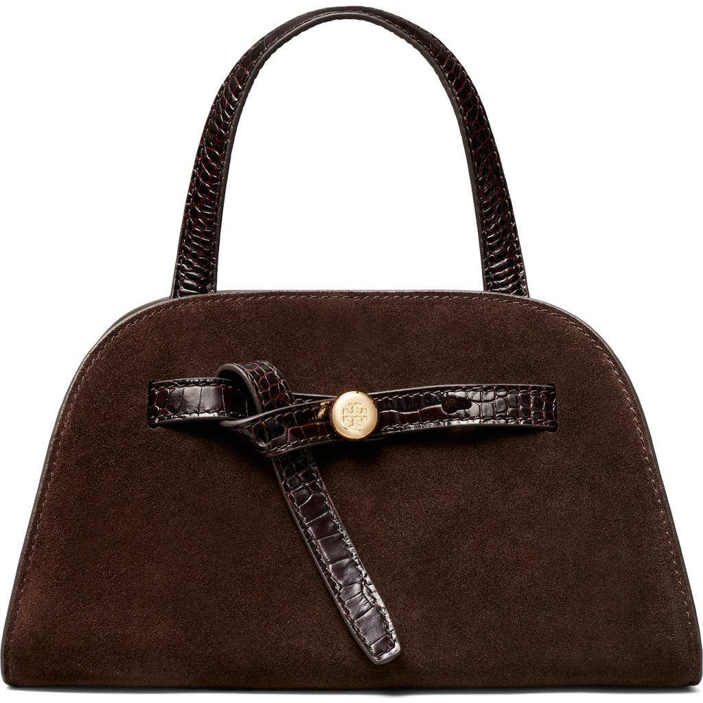 Tory Burch Tory Burch Small Romy Suede Bauletto