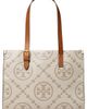 Tory Burch Tory Burch Small T Monogram Contrast Embossed Tote - 2