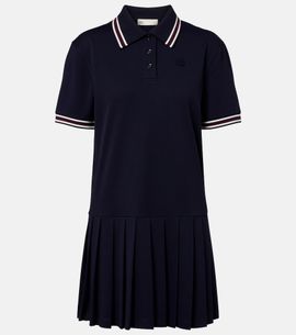 Tory Burch Tory Burch Striped pleated polo dress