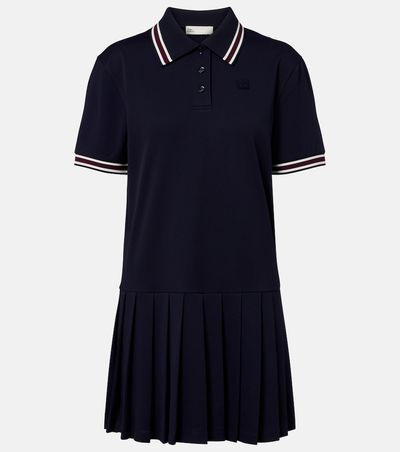 Tory Burch Tory Burch Striped pleated polo dress