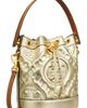Tory Burch Tory Burch T-Monogram Embossed Puffy Metallic Leather Bucket Bag - 3