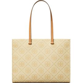 Tory Burch Tory Burch T Monogram Debossed Pebble Leather Tote