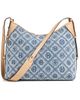 Tory Burch Tory Burch T Monogram Denim Messenger Bag Powder Blue One - 1