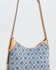 Tory Burch Tory Burch T Monogram Denim Messenger Bag Powder Blue One - 4