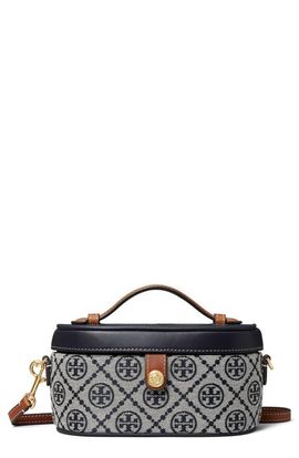Tory Burch Tory Burch T Monogram Jacquard & Leather Vanity Train Case