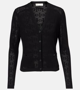 Tory Burch Tory Burch T Monogram jacquard cardigan