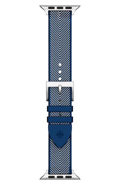 Tory Burch Tory Burch The Kira Grosgrain 20mm Apple Watch® Watchband