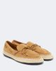 Tory Burch Tory Burch The Raffia Boaty suede espadrilles - 1