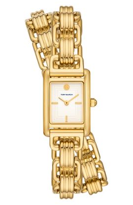 Tory Burch Tory Burch The Small Eleanor Double Wrap Bracelet Set, 19mm x 28mm