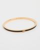 Tory Burch Tory Burch Thin Icon Enamel Bracelet Tory Gold/Black One - 2