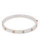 Tory Burch Tory Burch Thin Icon Hinge Bracelet Tory Silver/Tory Gold One - 1