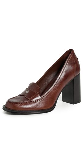 Tory Burch Tory Burch Vintage Heeled Loafers 85mm Papaya Seed