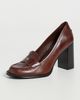 Tory Burch Tory Burch Vintage Heeled Loafers 85mm Papaya Seed - 2