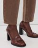 Tory Burch Tory Burch Vintage Heeled Loafers 85mm Papaya Seed - 3