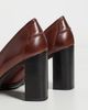 Tory Burch Tory Burch Vintage Heeled Loafers 85mm Papaya Seed - 4