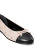 Tory Burch Tory Burch Women's Bunny Knot Cap Toe Leather Ballet Flats - 4