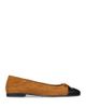 Tory Burch Tory Burch Women's Cap Toe Bunny Knot Suede Ballet Flats - 1