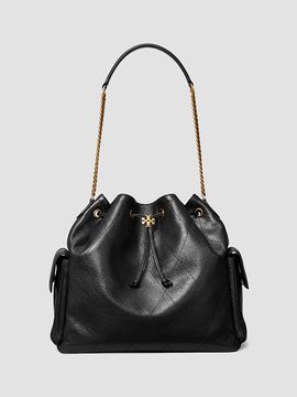 Tory Burch Tory Burch Women's Charlie Quilted Drawstring Shoulder Bag