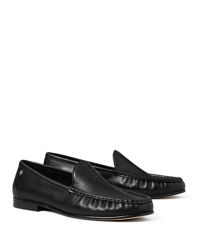 Tory Burch Tory Burch Women's Classic Ruched Leather Loafers