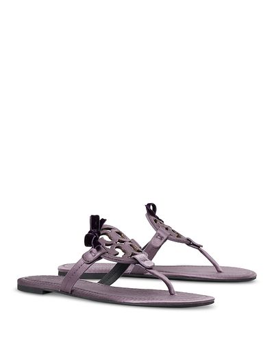 Tory Burch Tory Burch Women's Miller Satin Bow Sandals
