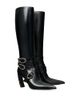 Tory Burch Tory Burch Women's Multi Buckle 90 Leather Knee High Boots - 1