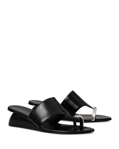 Tory Burch Tory Burch Women's Pierced Leather Wedge Sandals